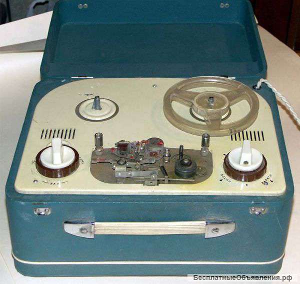 Катушечный ламповый магнитофон Чайка-М как в "Брильянтовой руке" Изготовитель: Великолукский радиоза