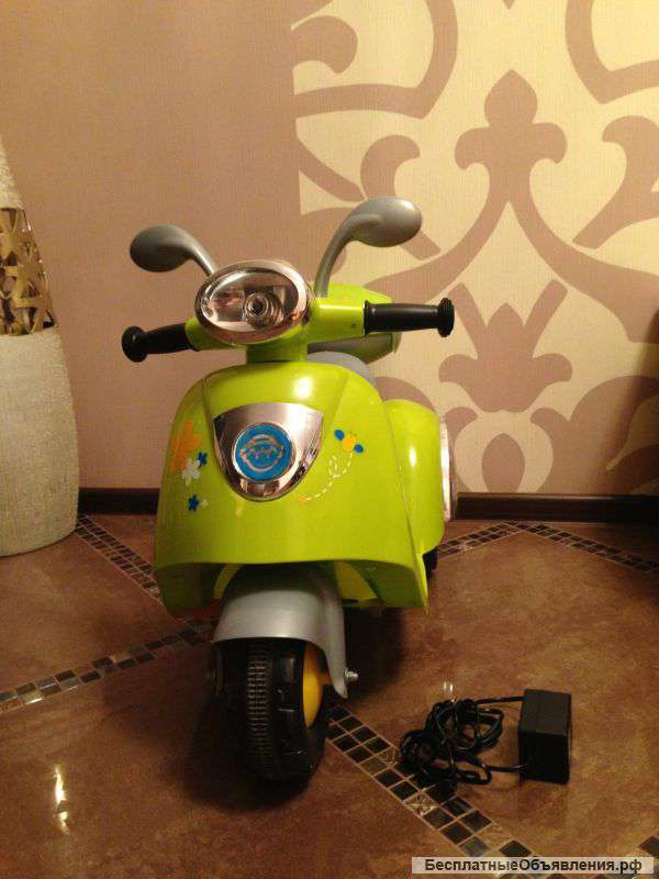 Электромотоцикл детский с 2 до 5 лет