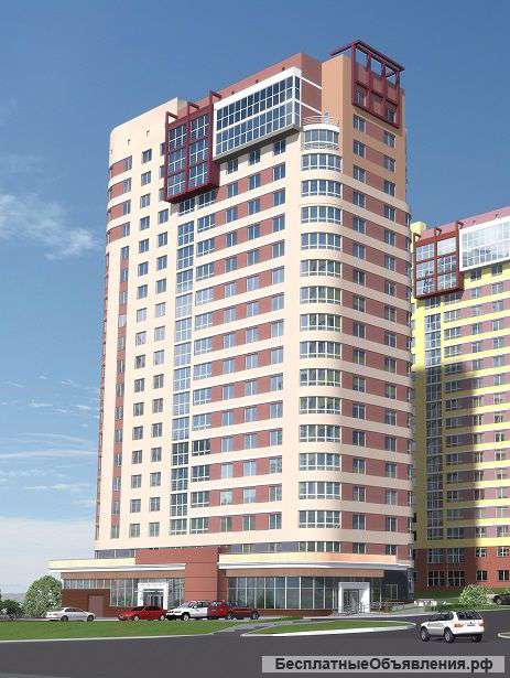 2-х комнатная квартира 58,01 кв.м. 12/19 в новостройке, ключи на руках