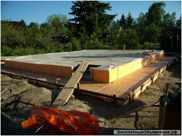 Фундамент для дома,бани,гаража