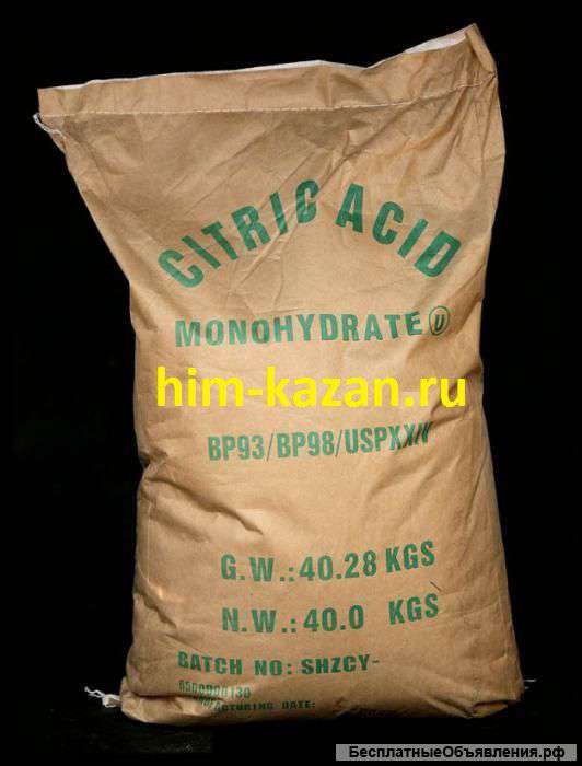 Поставки Лимонной Кислоты