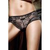 Baci Lingerie трусики, черные Кружевные