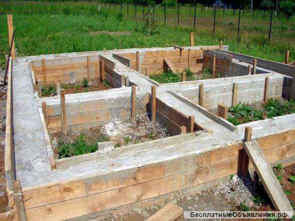 Фундаментные работы и земельные работ