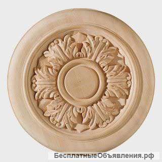 Резная деревянная розетка №245