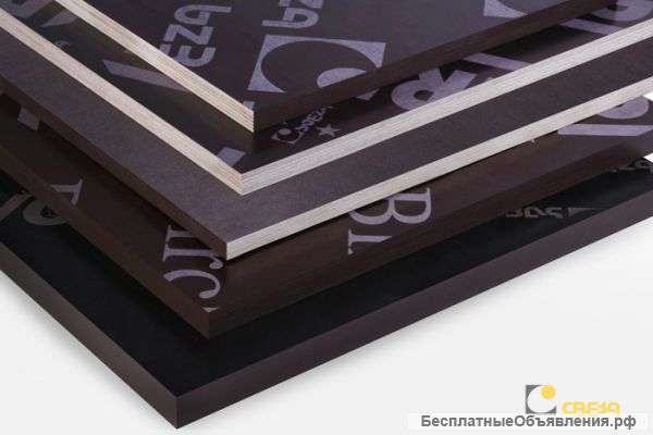 Фанера ФК, ФСФ, ФЛФ со склада в Краснодаре