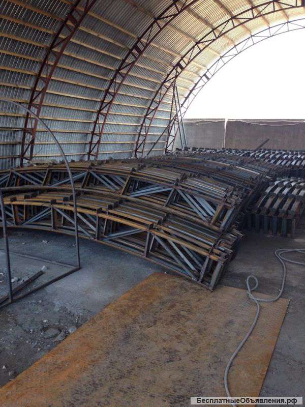 Фермы арочные для ангара