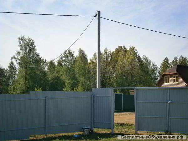 Участок у заповедного озера