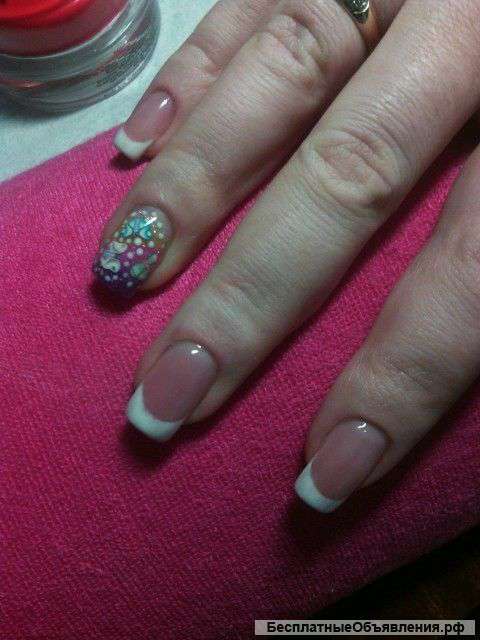 Наращивание гелевых ногтей