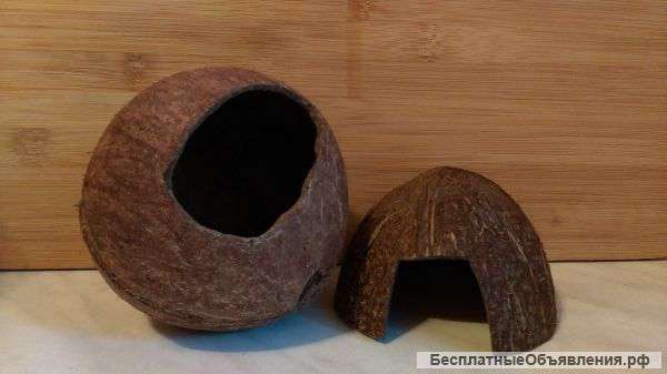 Грот для аквариума натуральный "КОКОС"