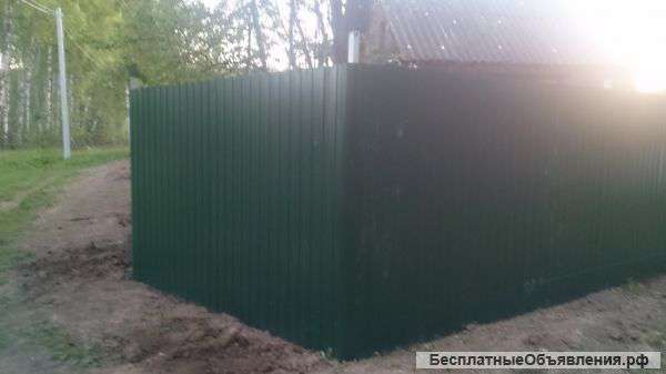 Строительство заборов под ключ