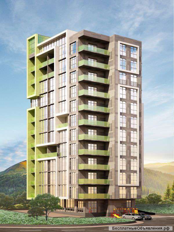 1-но комнатная квартира-студия 23м2 в Сочи возле моря