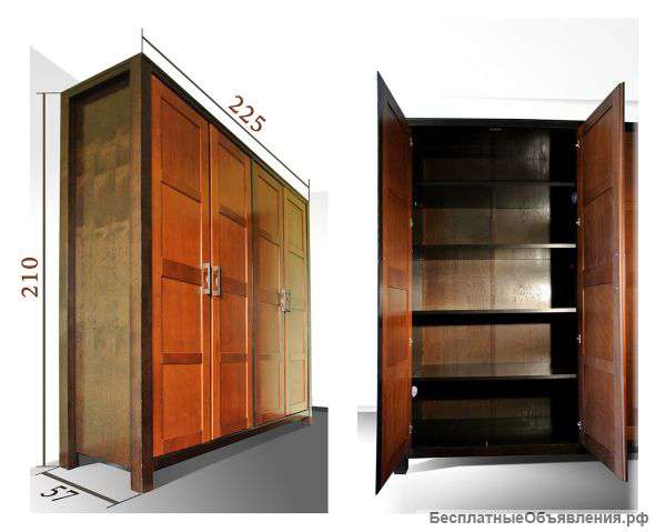 Шкаф из массива дуба