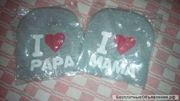 Новая шапка детская