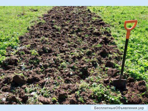 Быстро не дорого вскапываем огород, копаем ямы, траншеи в Харькове