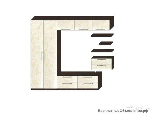 Мебель для гостиной "Соренто". Под заказ.