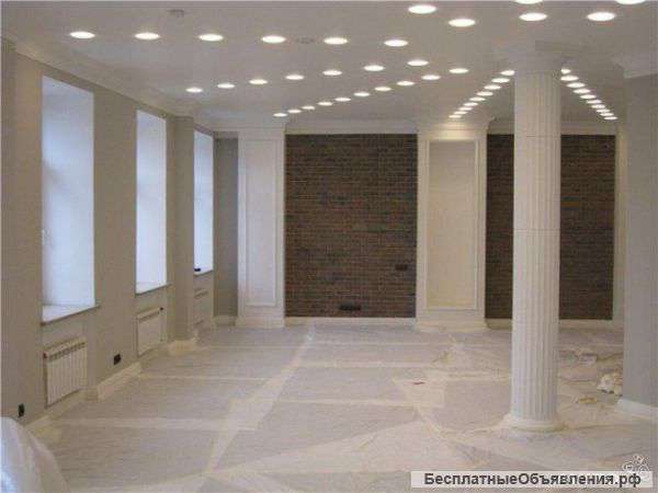 Штукатурка, обои, кафель, ламинат