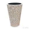 Кашпо Nobilis Marco Wood Laces Vase Белое
