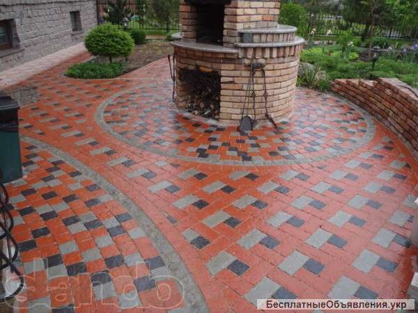 Укладка тротуарной плитки