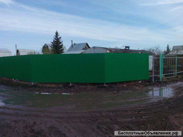 Строительство заборов ворот калиток под ключ