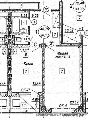 1-ая квартира ул.Выборная 91/2