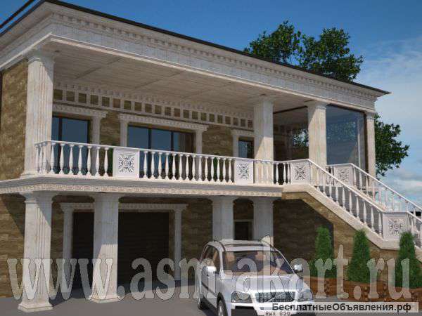 Отделка фасадов домов от АСМ «Акарт»