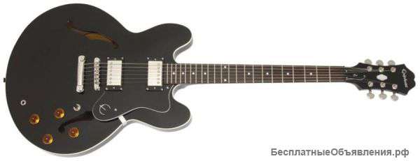 Полуакустическая гитара Epiphone DOT Ebony CH