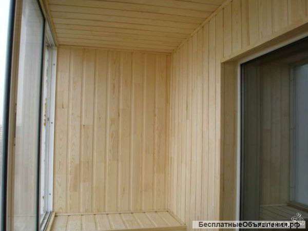 Обшивка балконов и лоджый