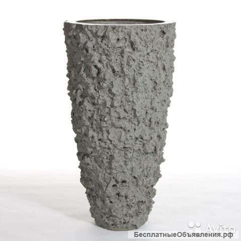 Кашпо vase buoy lava grey, D62xH110