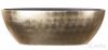Кашпо oval bowl champagne gold silver leaf mashua