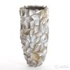 Кашпо vase crazycut brown lip shell Hefty