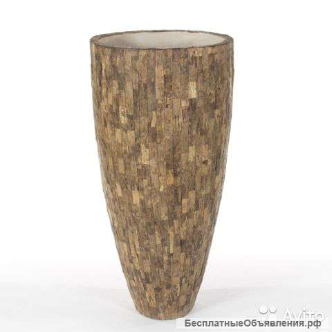 Кашпо Cemani Wood small, D43xH70