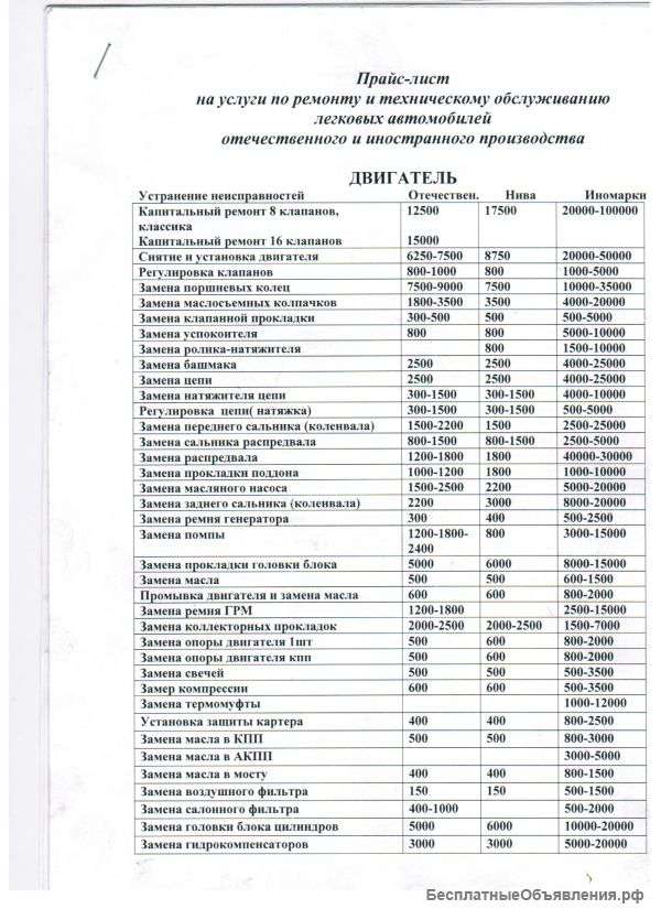 Ремонт, диагностика