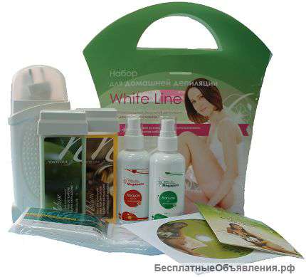 Набор для домашней депиляции WHITE LINE NATURA