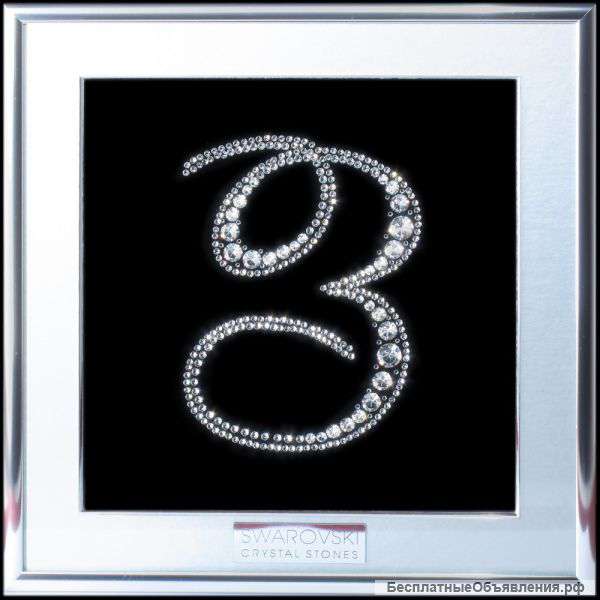 Картины из кристаллов Swarovski