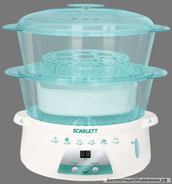 Пароварка Scarlett SC-143 с электронным управлением