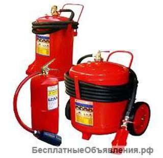 Огнетушители порошковые, углекислотные и воздушно-пенные