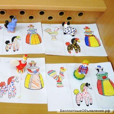 Творческая мастерская «Роспись народных игрушек» для детей 7-14 лет