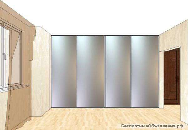 Шкаф купе с зеркалом №2