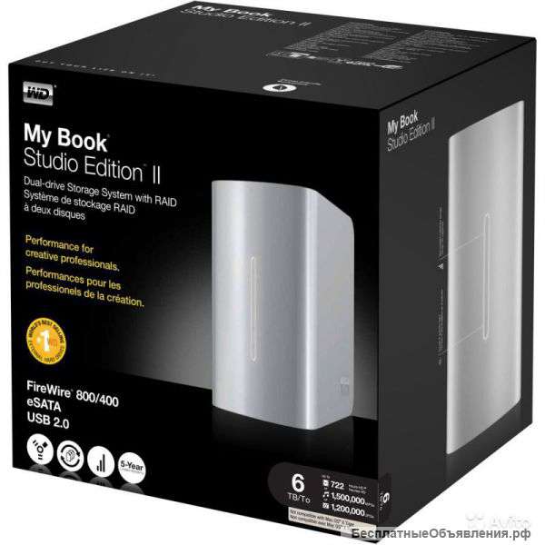 Внешний жесткий диск HDD 3.5" Western Digital 6Tb