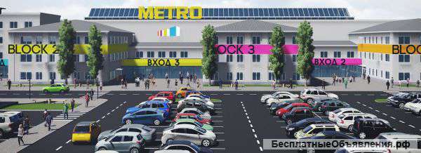 Торговые площади в ТЦ возле METRO