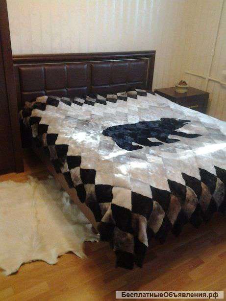 Пледы из овечьих шкур от производителя