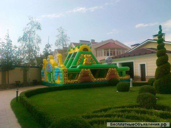 Надувной батут «Джунгли»