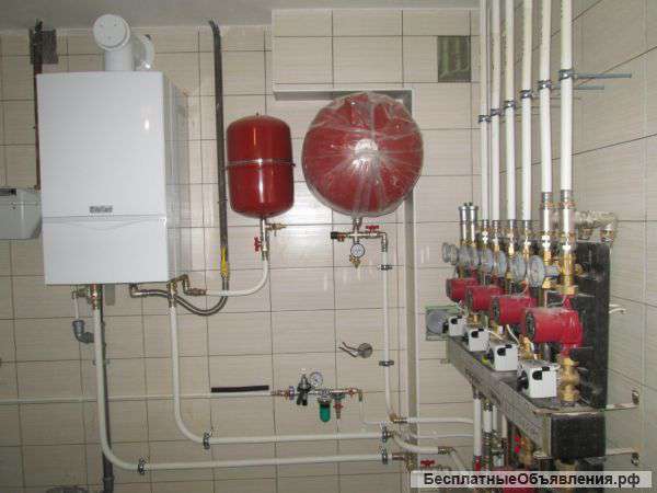 Монтаж отопления, водоснабжения и канализации