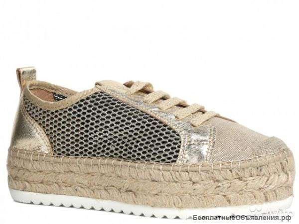 Эспадрильи LA maison DE L"espadrille золотистые