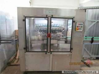 Линия розлива вина в стеклянную бутылку