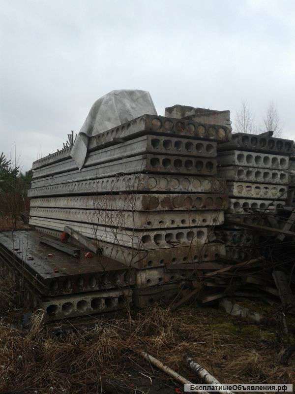 Б/у бетонные плиты и блоки