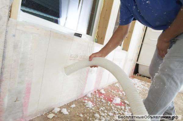Утепление стен дома пенопластовой крошкой