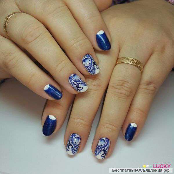 Покрытие ногтей VINYLUX в студии lucky мега-дыбенко