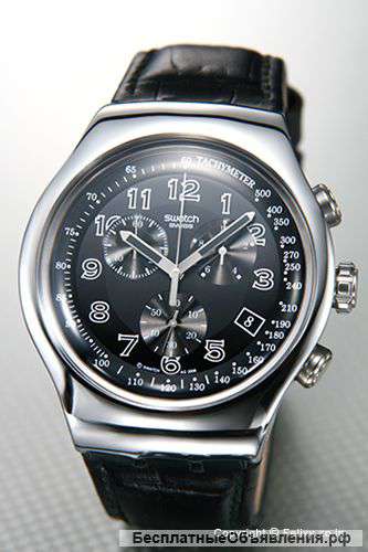 Часы swatch your turn black