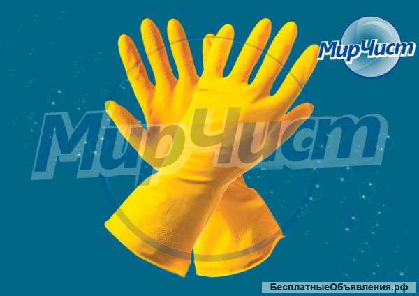 Перчатки хозяйственные латексные 22,45 руб